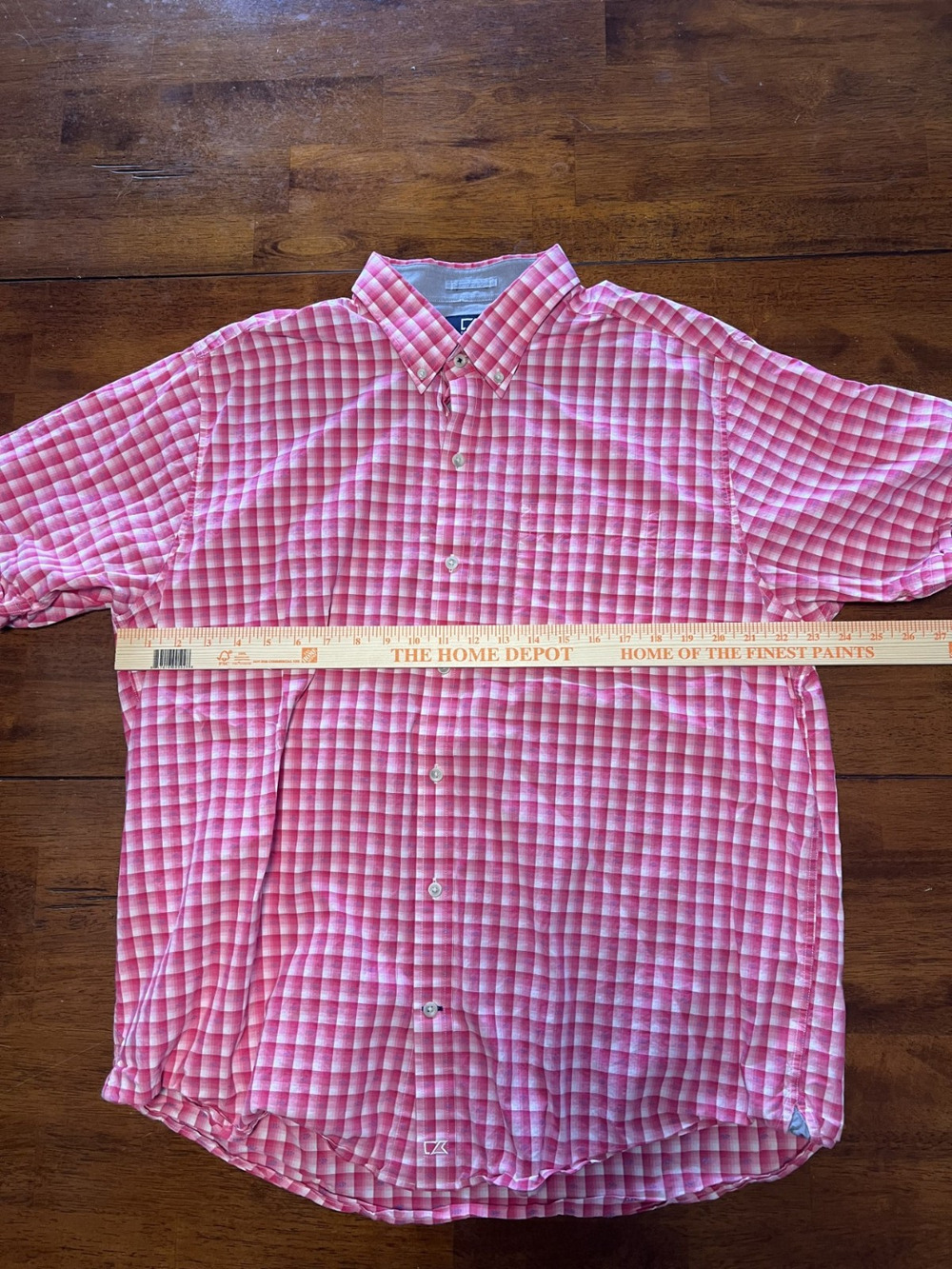 Mens Cutter & Buck Short Sleeve Button Up Shirt. Size XL